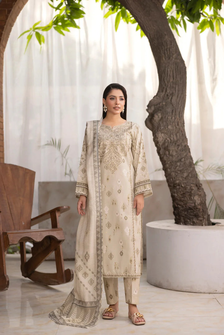 Zarlish - 3 PC Printed Dress