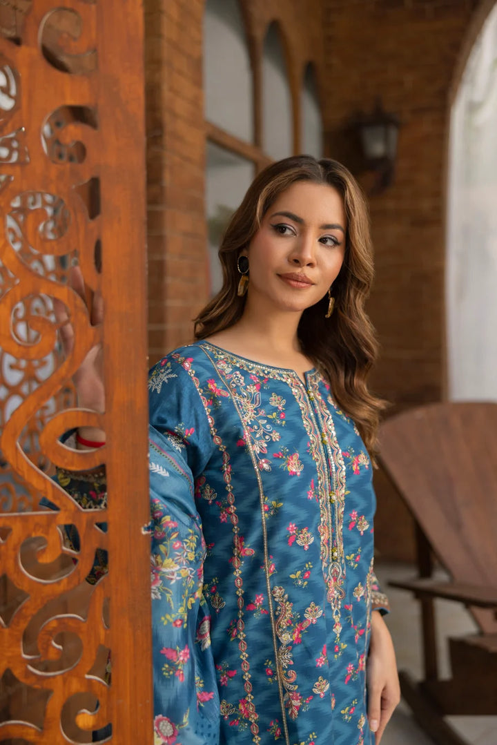 Nayab - 3 PC Printed Dress