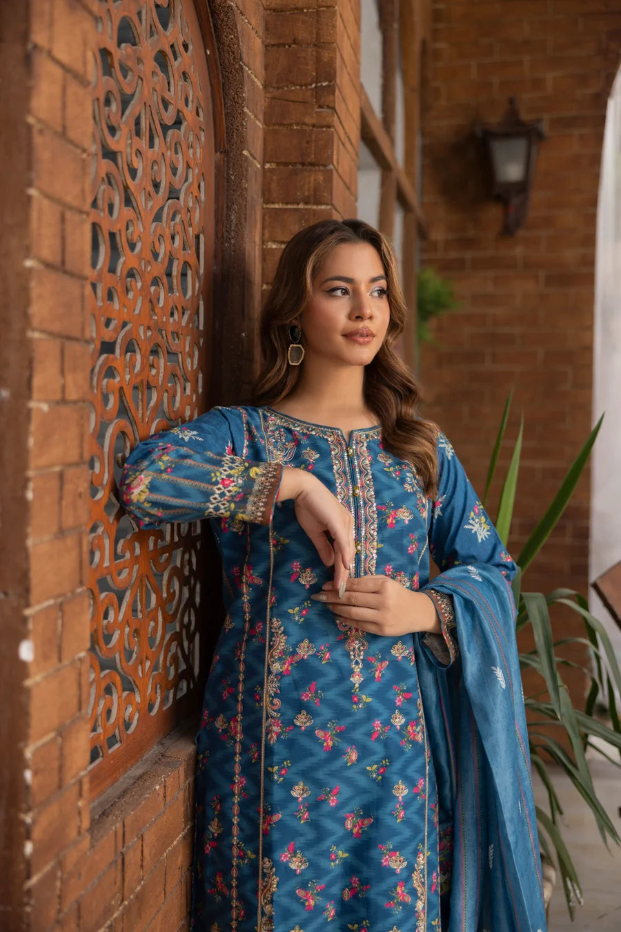 Nayab - 3 PC Printed Dress