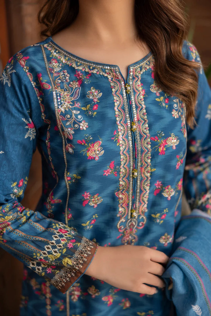 Nayab - 3 PC Printed Dress