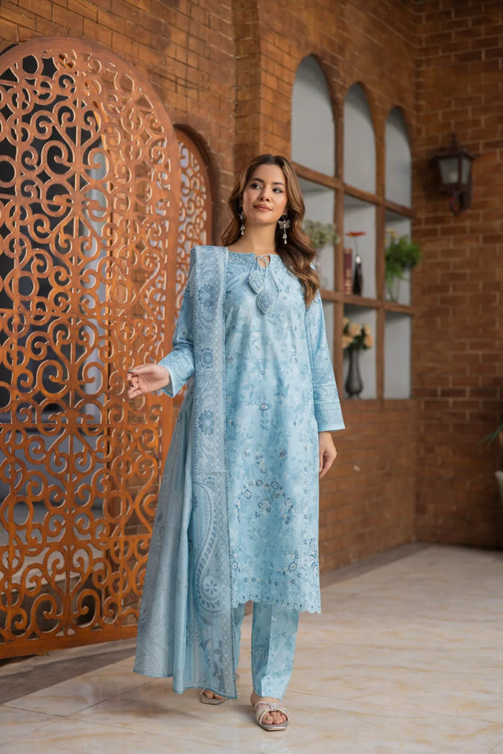 Azraq - 3 PC Printed Dress
