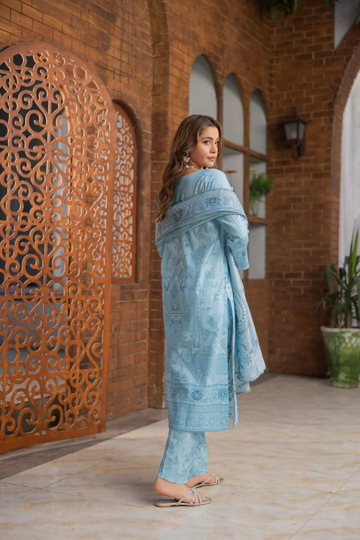 Azraq - 3 PC Printed Dress