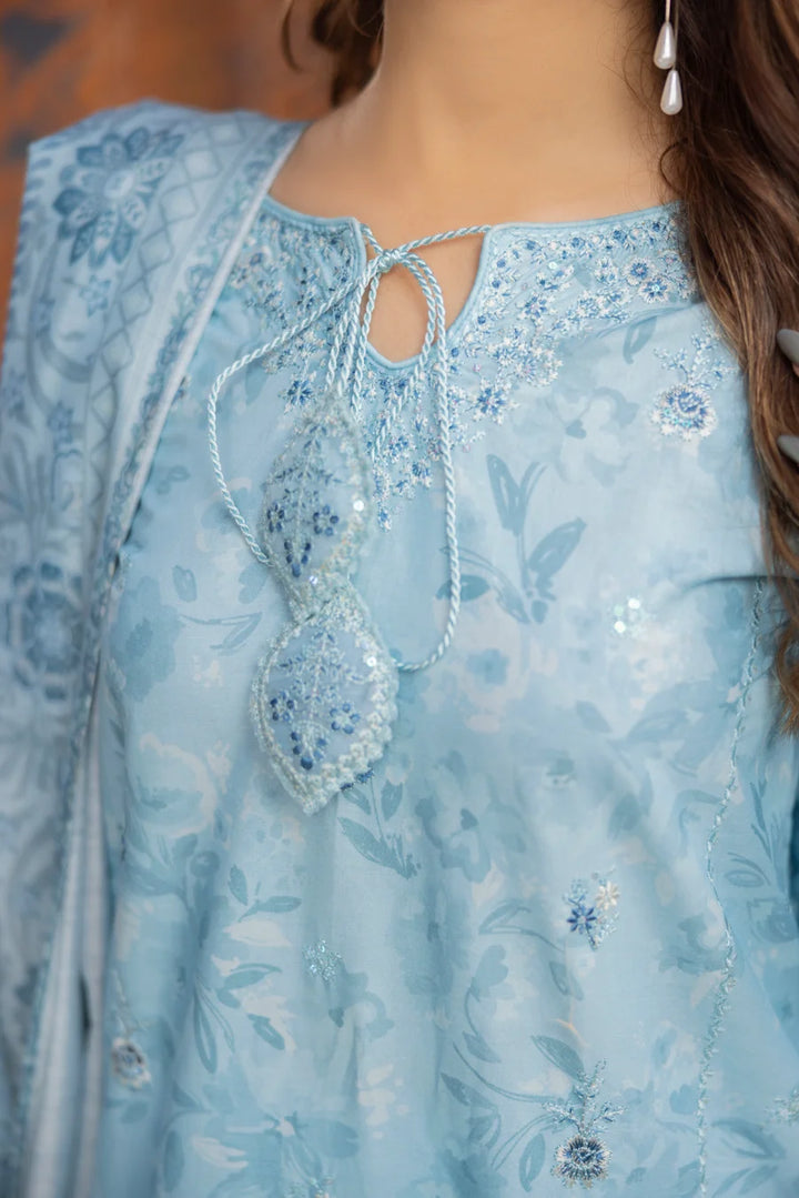 Azraq - 3 PC Printed Dress