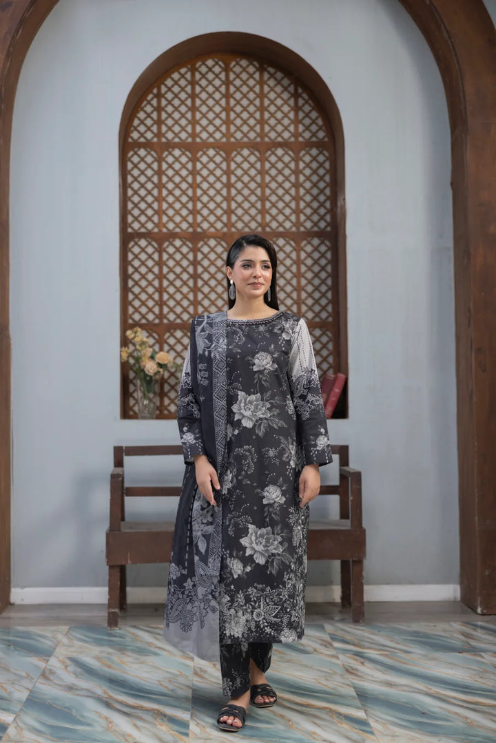 Rivaan - 3 PC Printed Dress