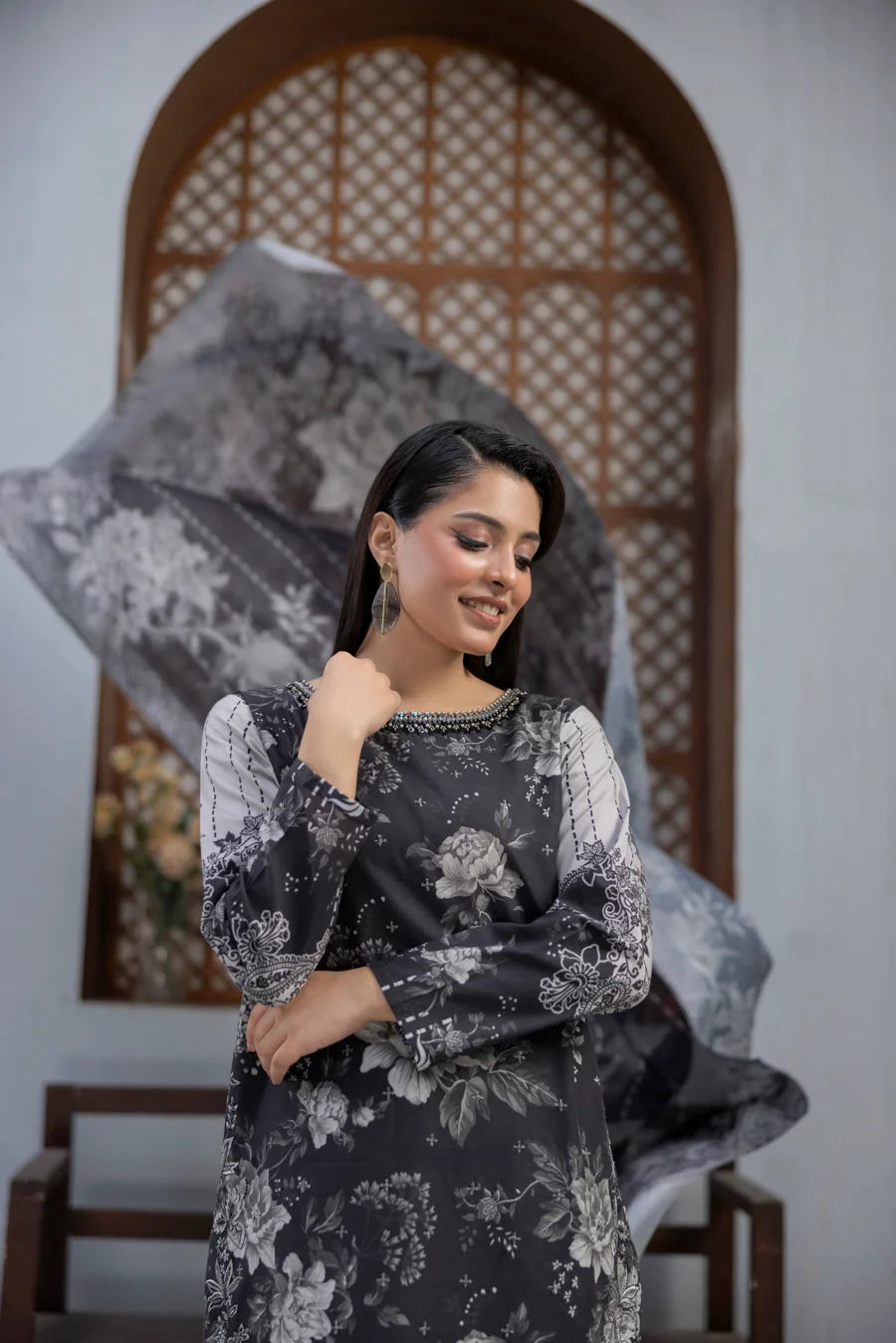 Rivaan - 3 PC Printed Dress