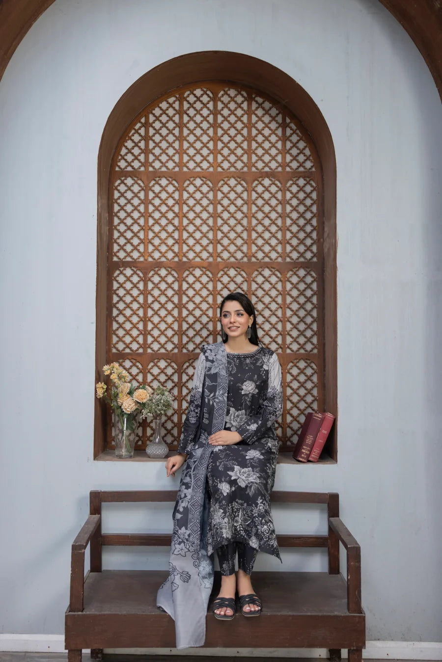 Rivaan - 3 PC Printed Dress