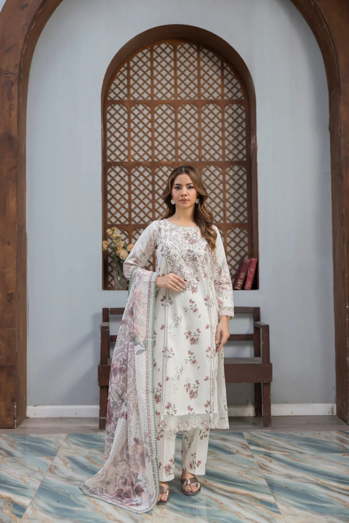 Sohaye - 3 PC Printed Dress