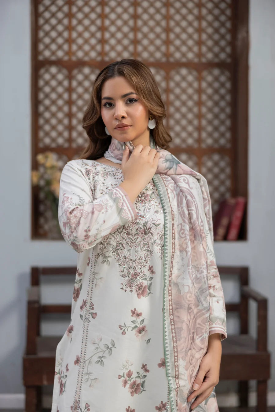 Sohaye - 3 PC Printed Dress