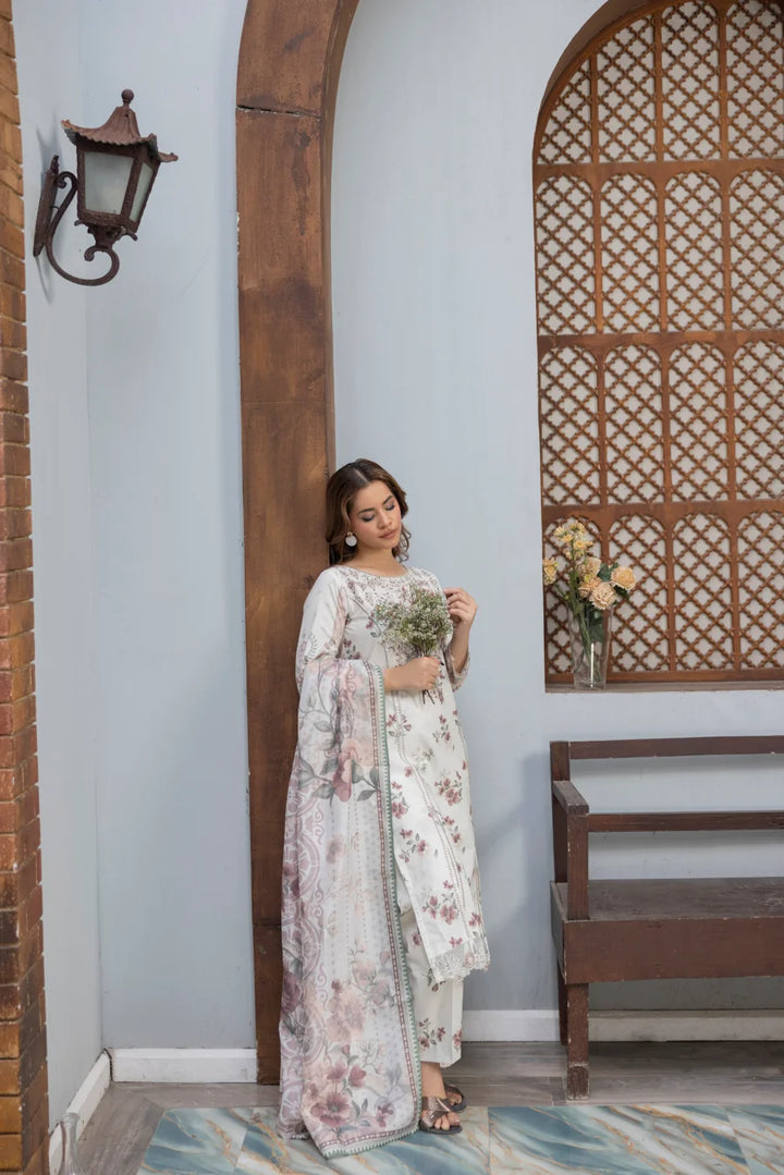 Sohaye - 3 PC Printed Dress