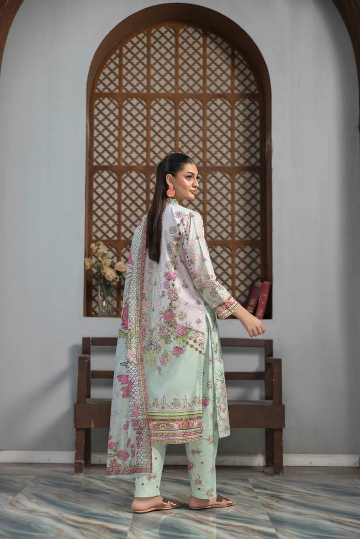 Nayel - 3 PC Printed Dress