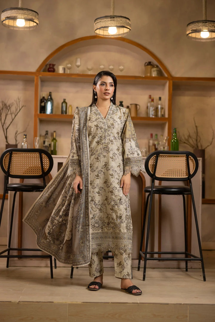 Adeena - 3 PC Printed Dress