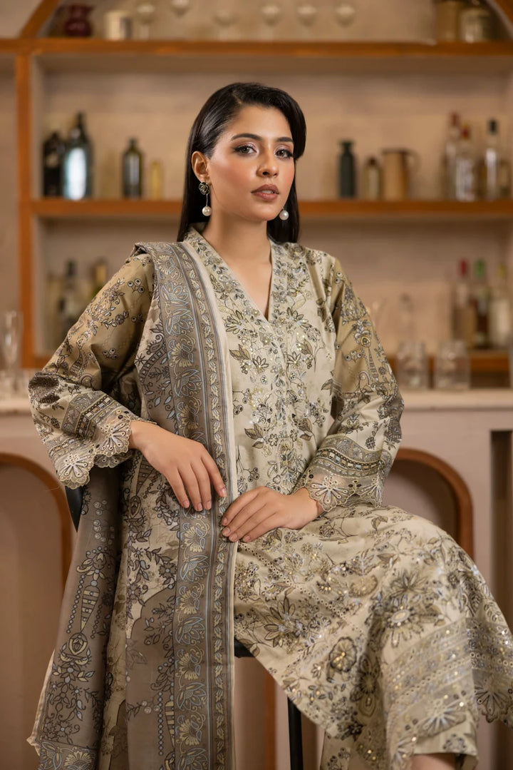 Adeena - 3 PC Printed Dress