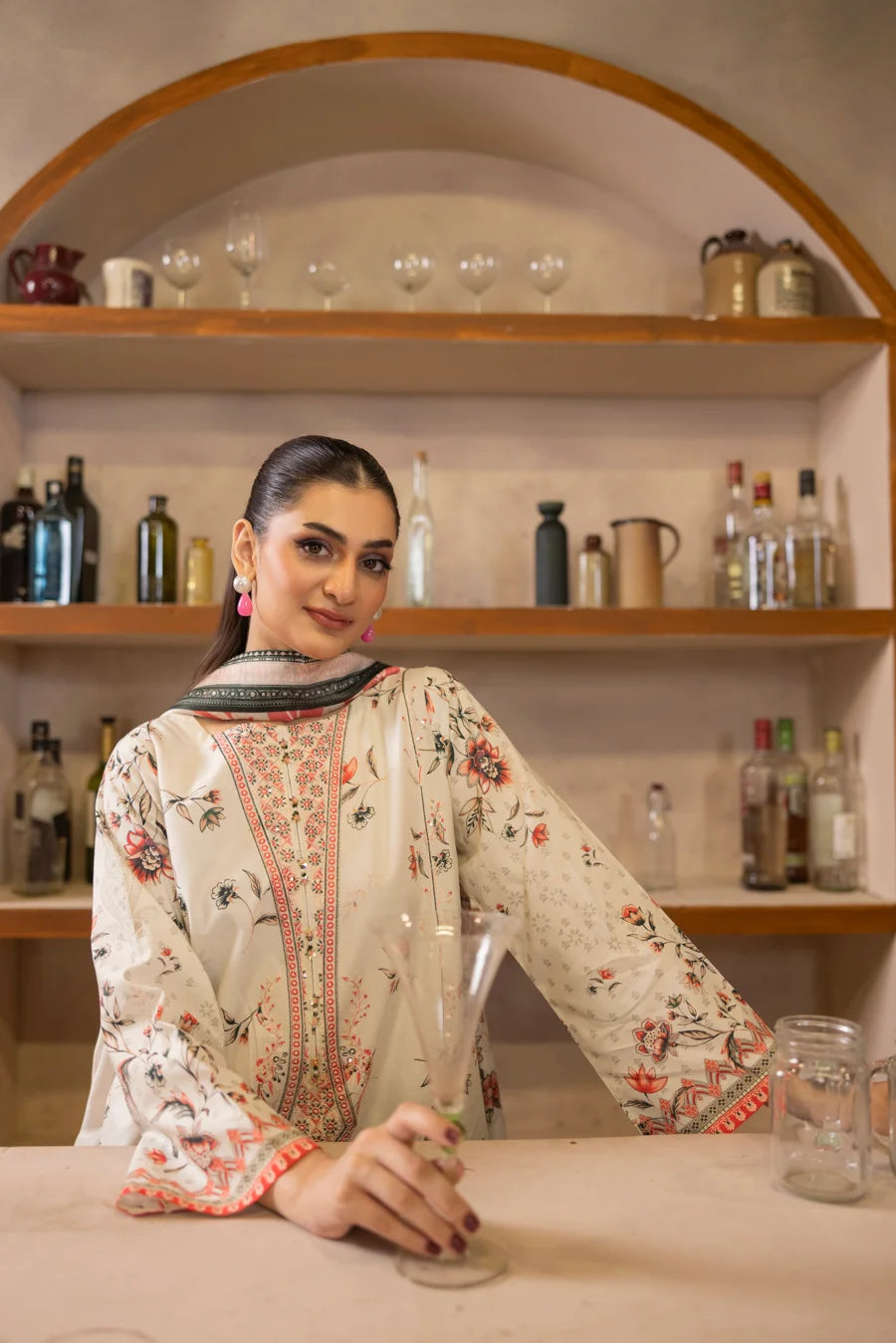 Nigar - 3 PC Printed Dress