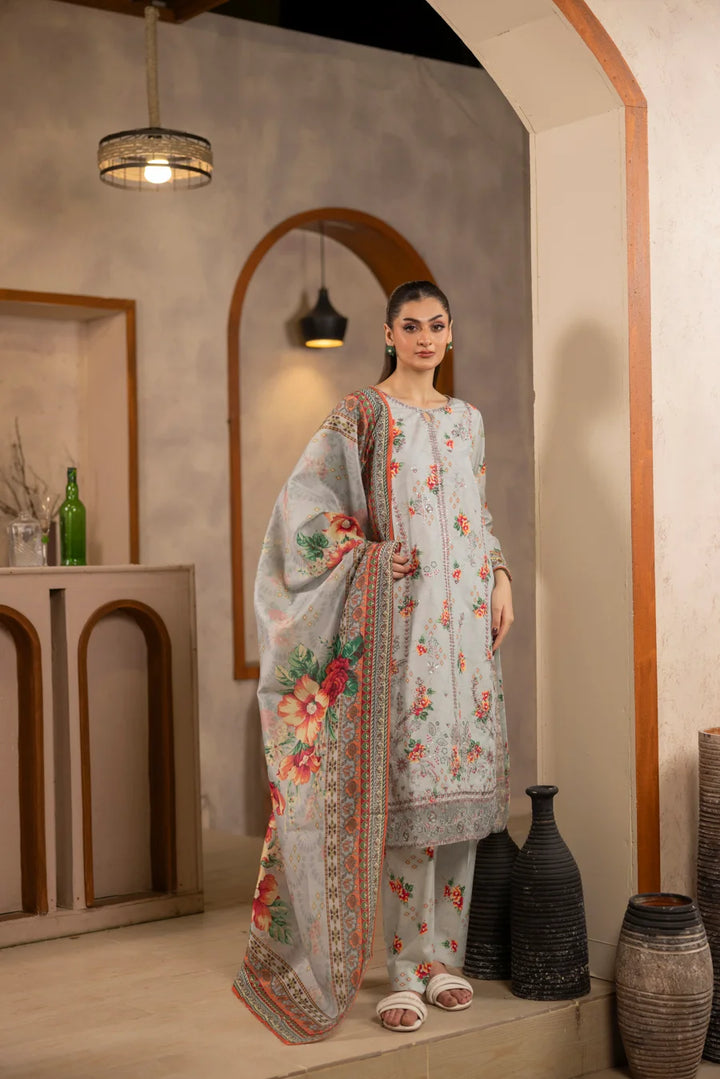 Zimal - 3 PC Printed Dress