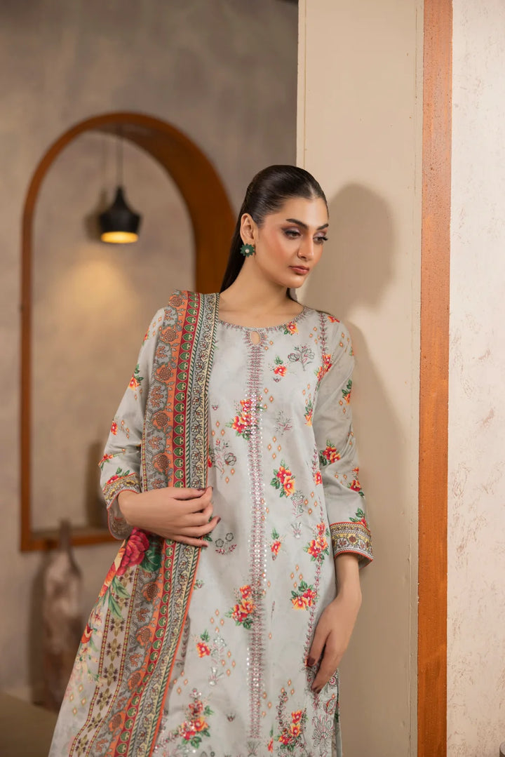 Zimal - 3 PC Printed Dress