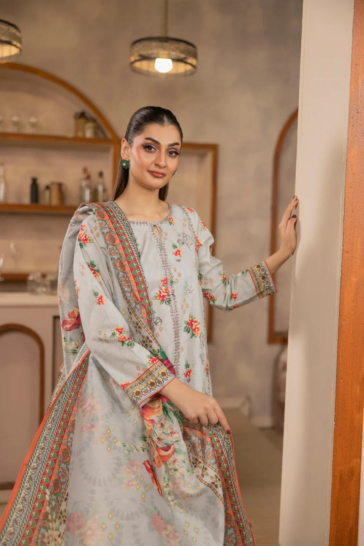 Zimal - 3 PC Printed Dress