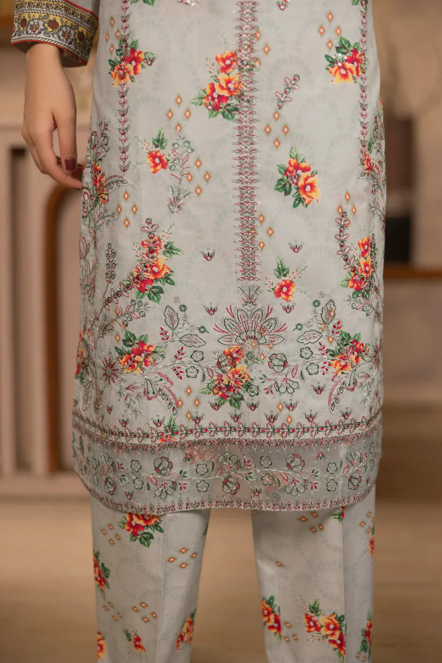 Zimal - 3 PC Printed Dress