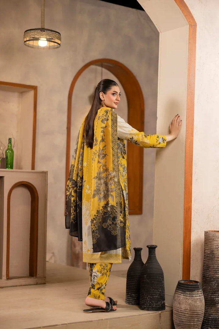 Zohrah - 3 PC Printed Dress