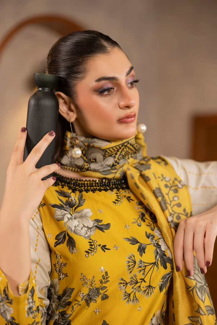 Zohrah - 3 PC Printed Dress