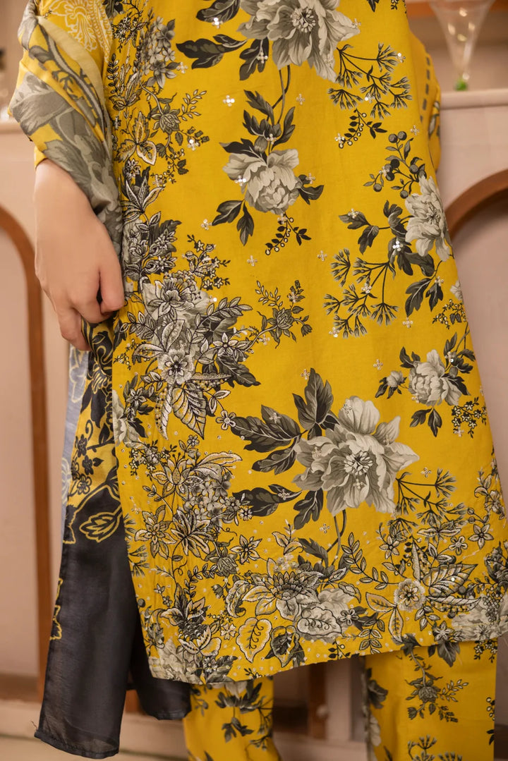 Zohrah - 3 PC Printed Dress