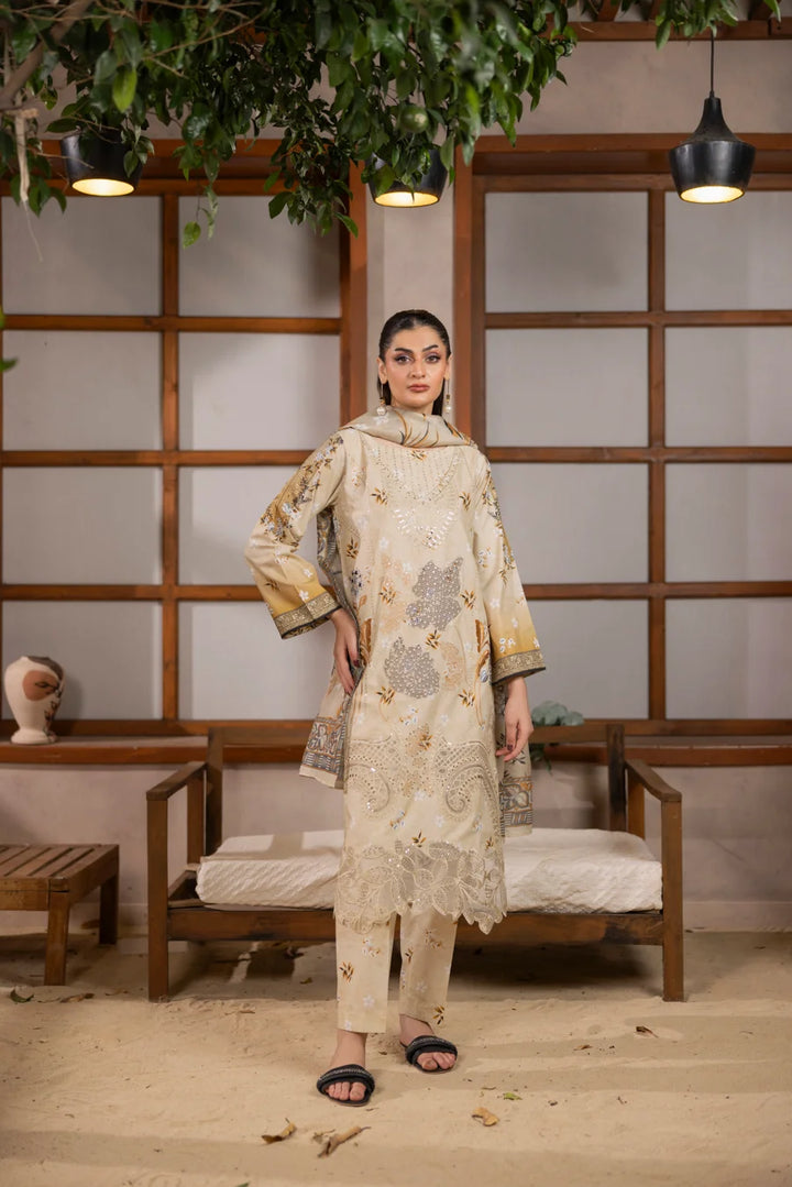Rahaaf - 3 PC Printed Dress