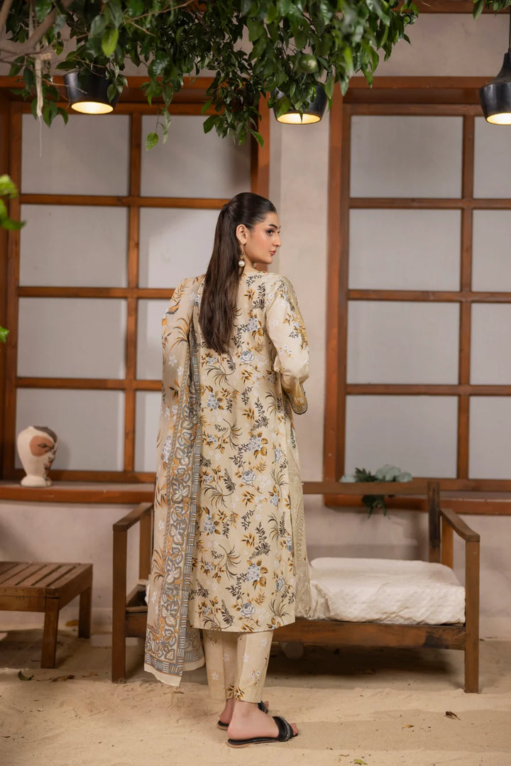 Rahaaf - 3 PC Printed Dress