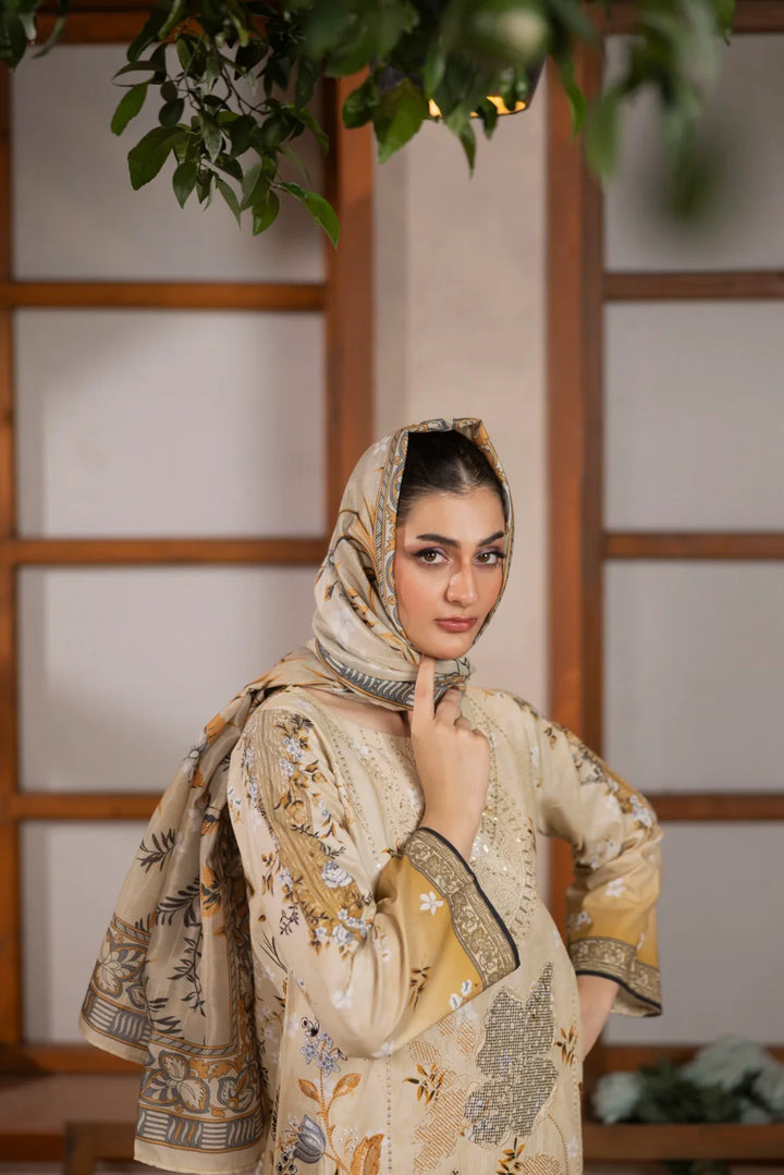 Rahaaf - 3 PC Printed Dress