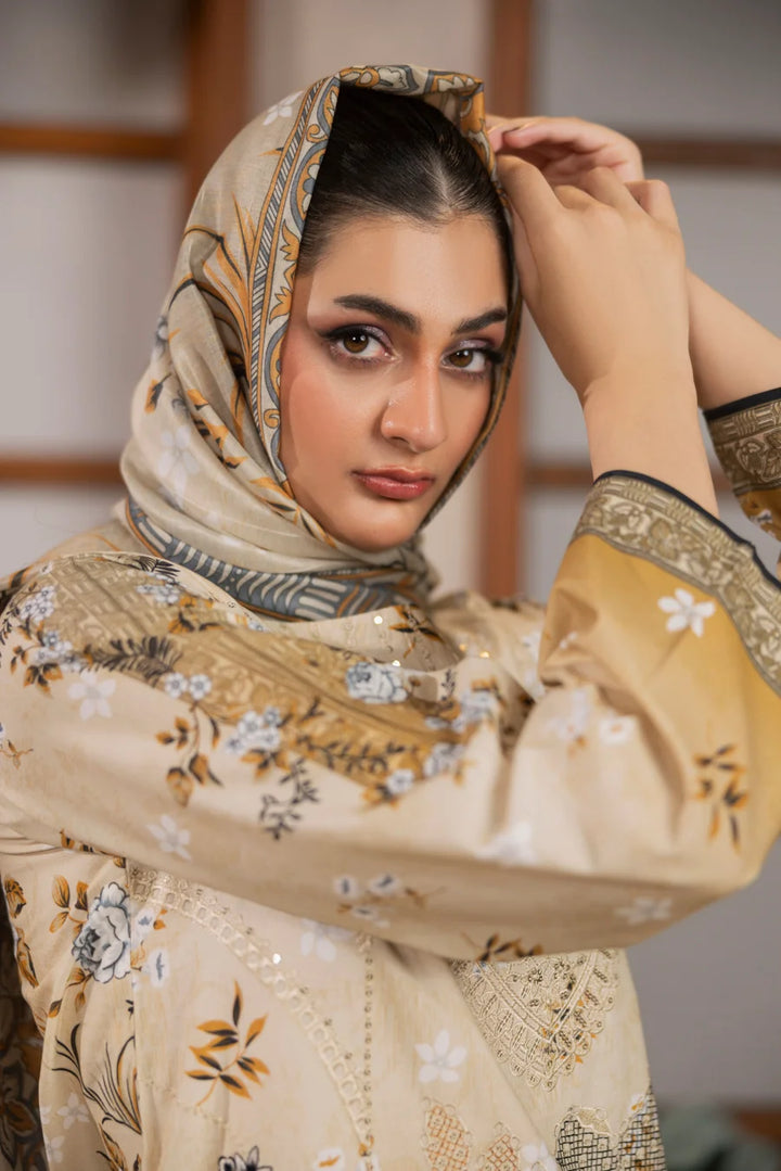 Rahaaf - 3 PC Printed Dress