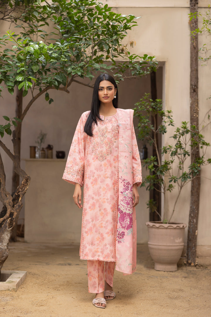 Gulbahar - 3 PC Printed Dress