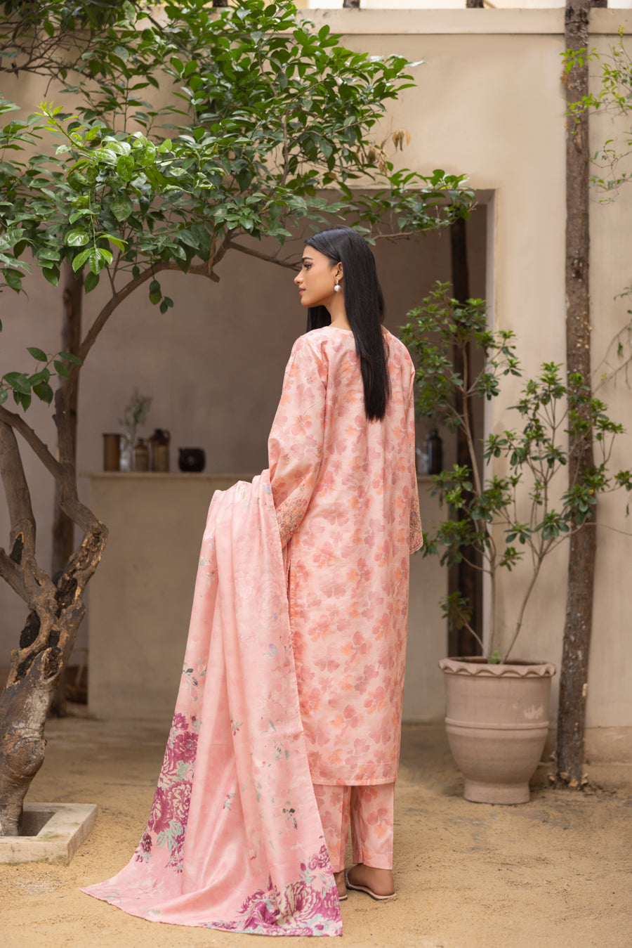 Gulbahar - 3 PC Printed Dress