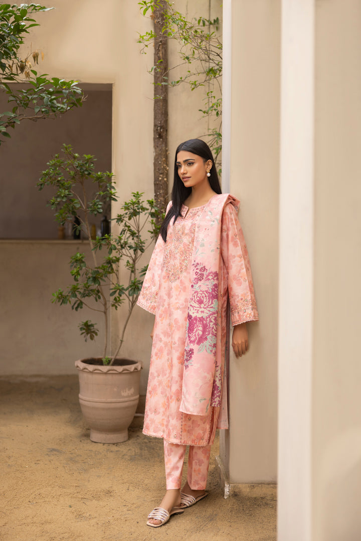 Gulbahar - 3 PC Printed Dress