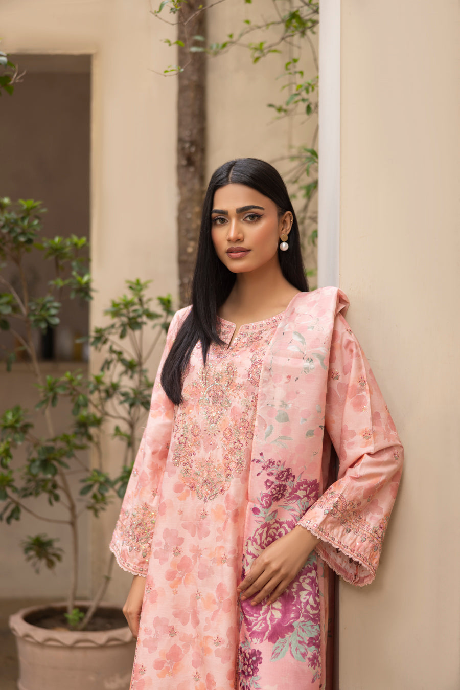 Gulbahar - 3 PC Printed Dress