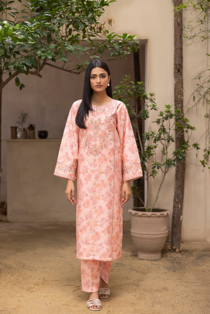 Gulbahar - 3 PC Printed Dress