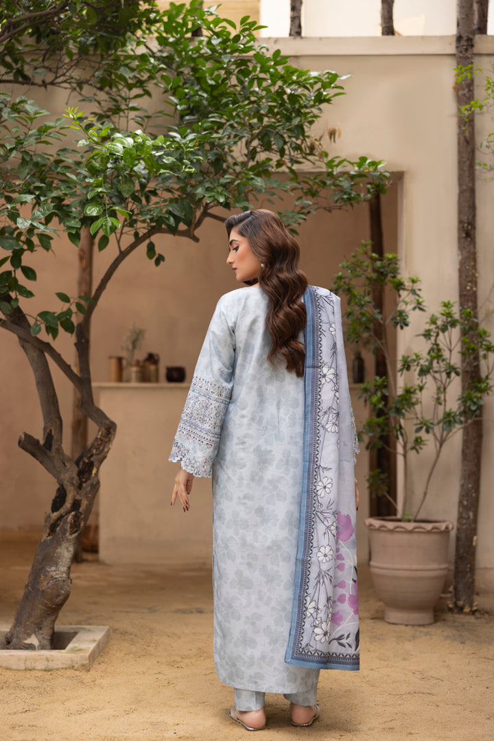 Aafreen - 3 PC Printed Dress