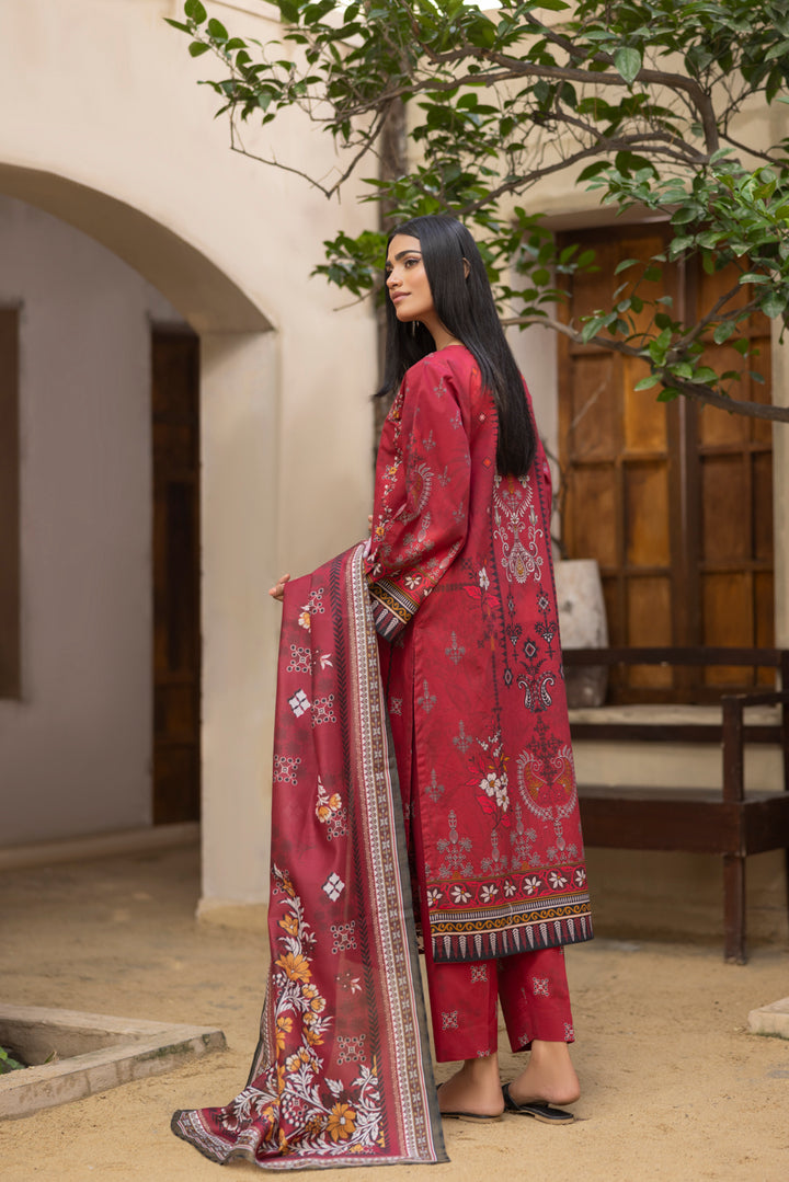 Nekhat - 3 PC Printed Dress