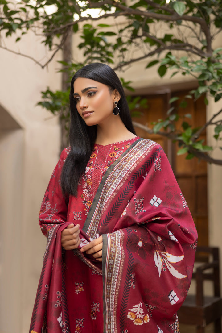 Nekhat - 3 PC Printed Dress