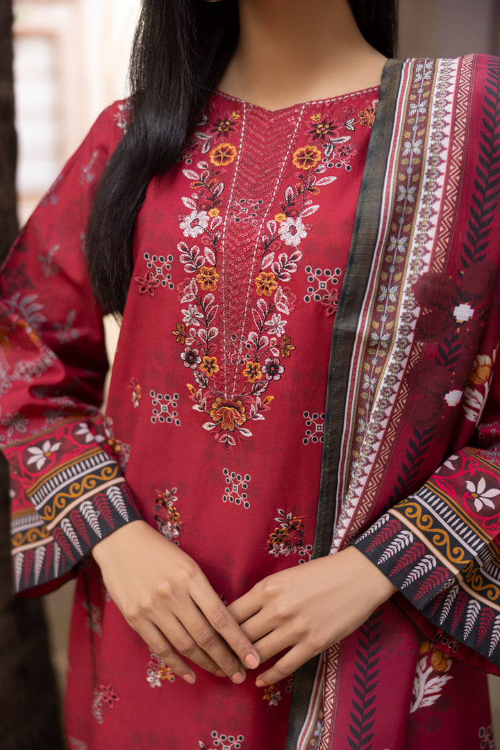 Nekhat - 3 PC Printed Dress