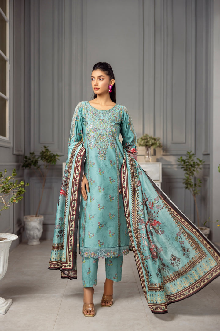 Mahira 3PC - PRINTED DRESS