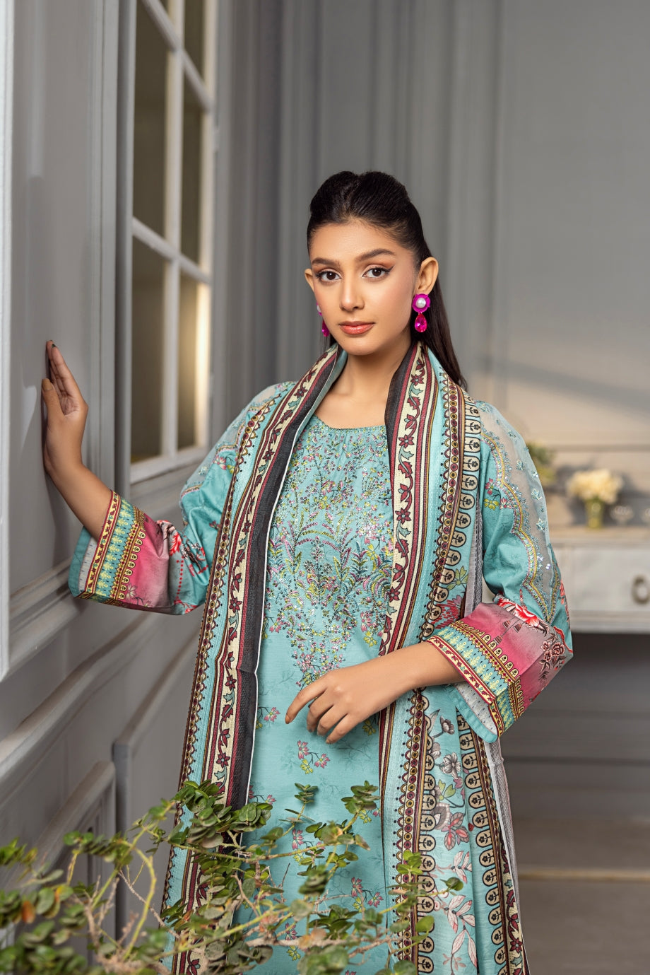 Mahira 3PC - PRINTED DRESS