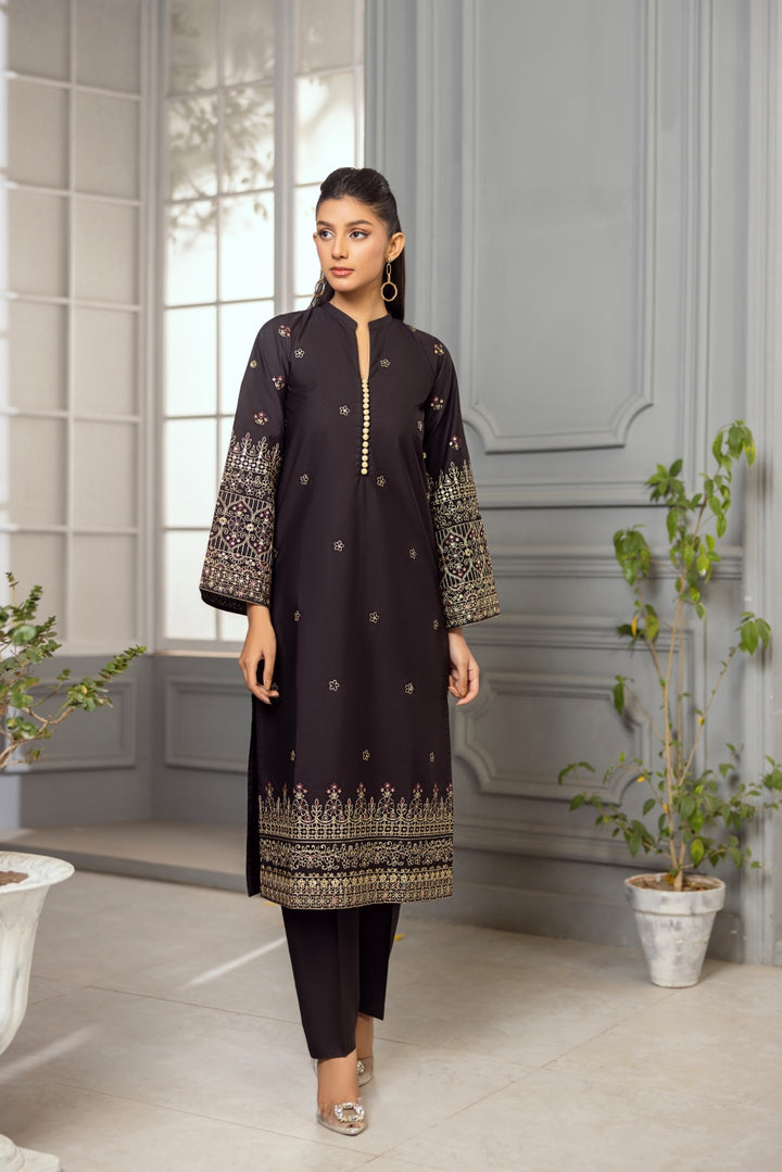 Black Magisk 2PC - EMBROIDERED DRESS