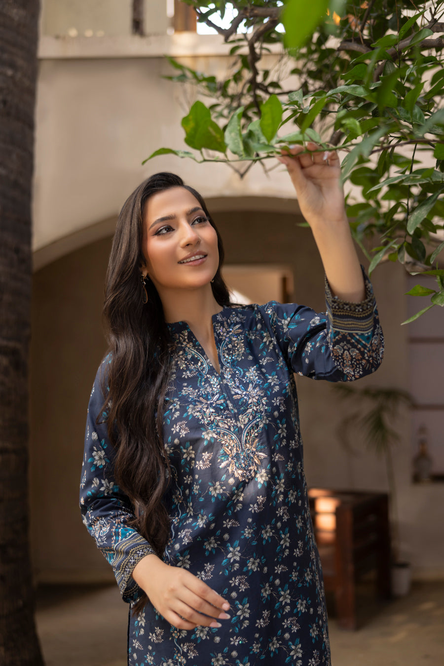 Layaan - 3 PC Printed Dress