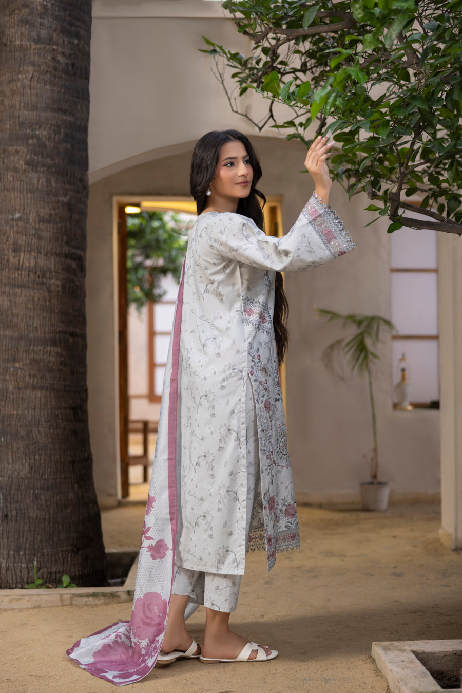 Maahira - 3 PC Printed Dress