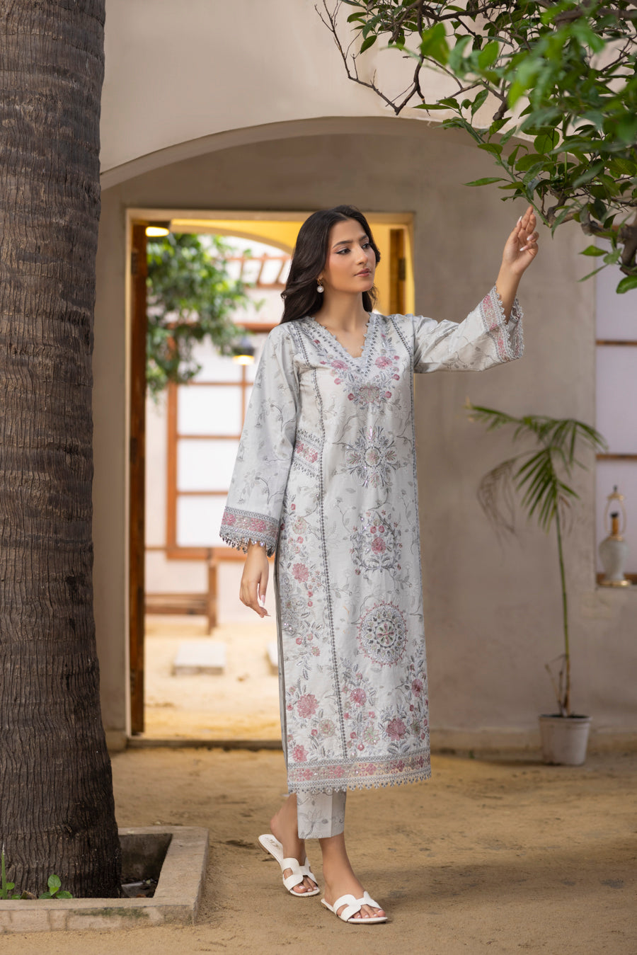 Maahira - 3 PC Printed Dress