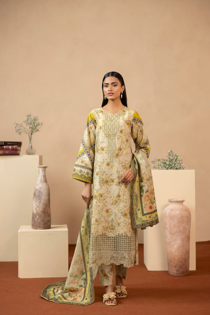 Raniya - 3 PC Printed Dress