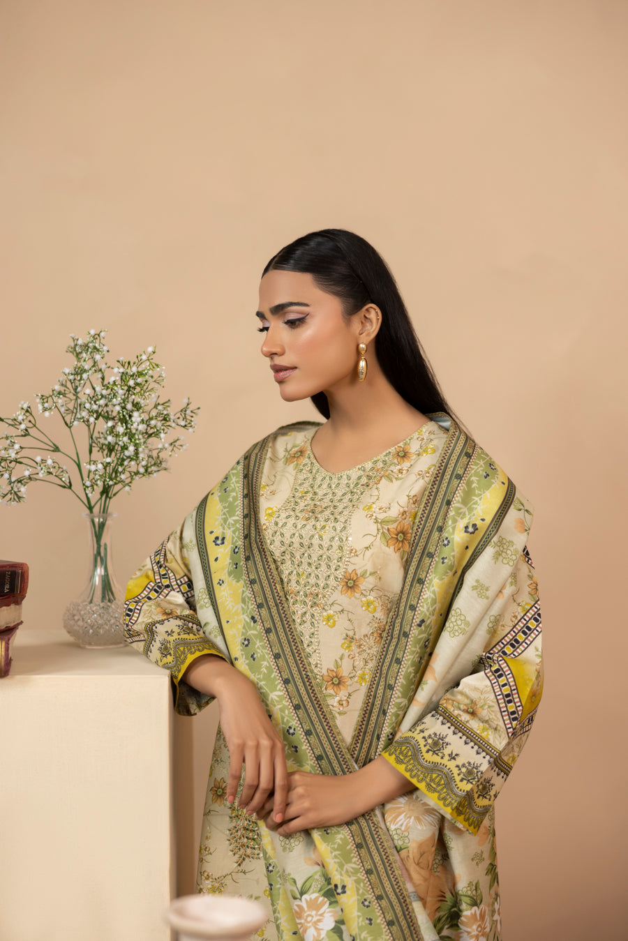 Raniya - 3 PC Printed Dress