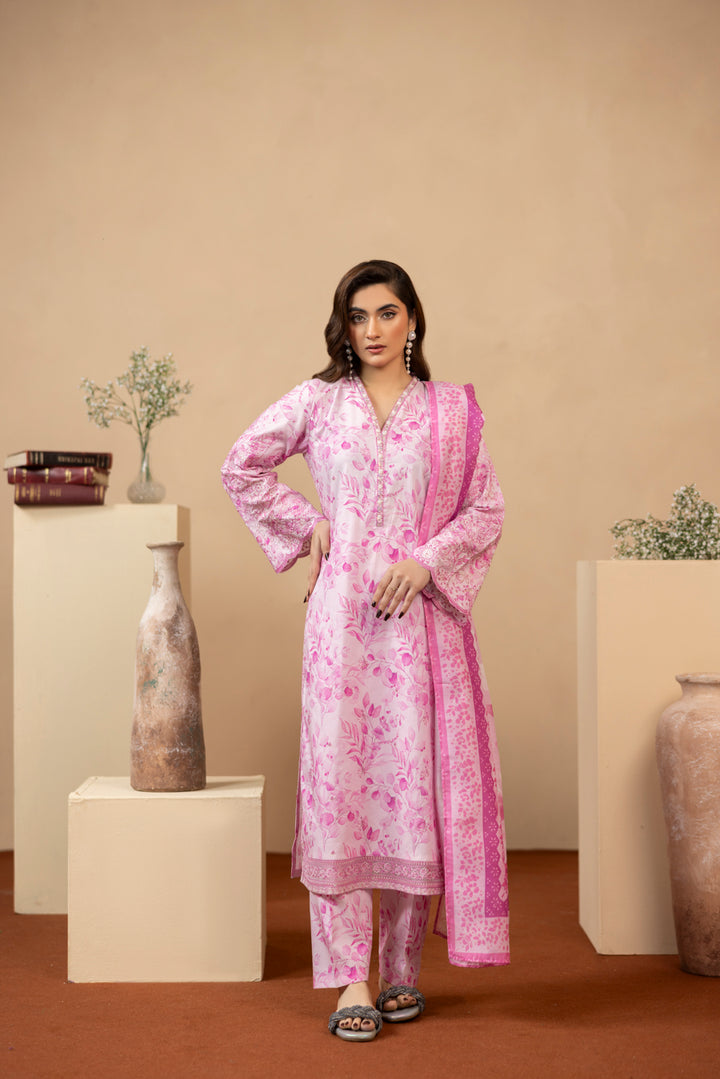 Zarmina - 3 PC Printed Dress