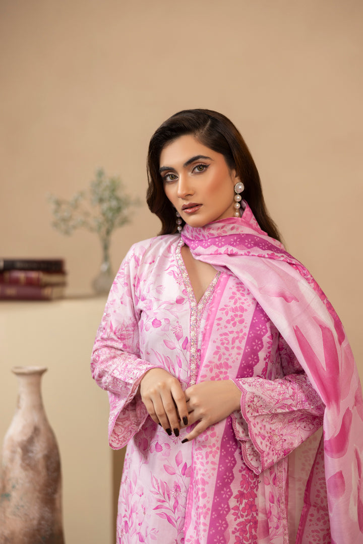 Zarmina - 3 PC Printed Dress