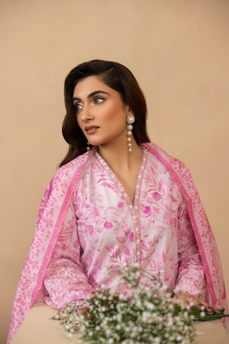 Zarmina - 3 PC Printed Dress