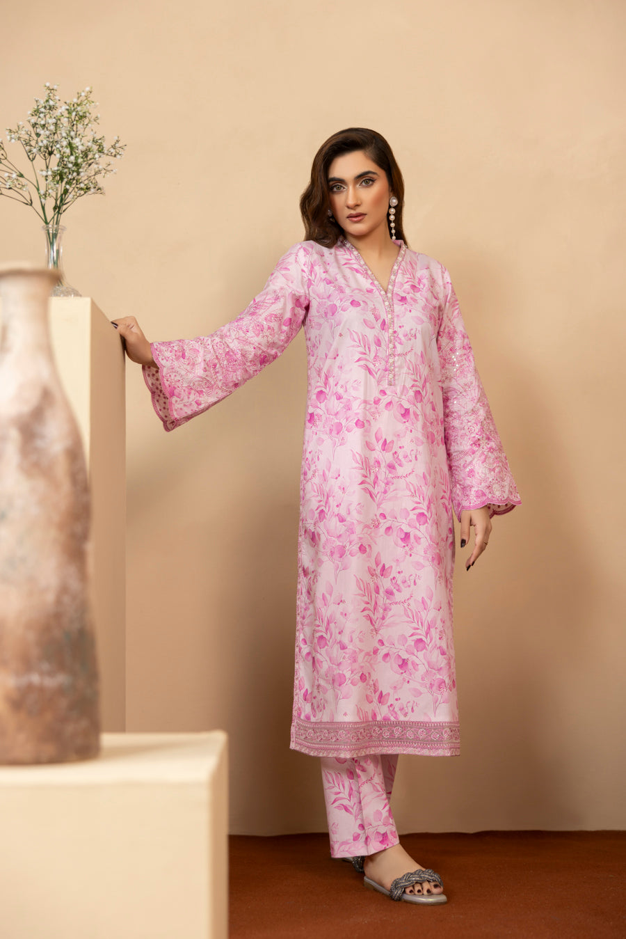 Zarmina - 3 PC Printed Dress