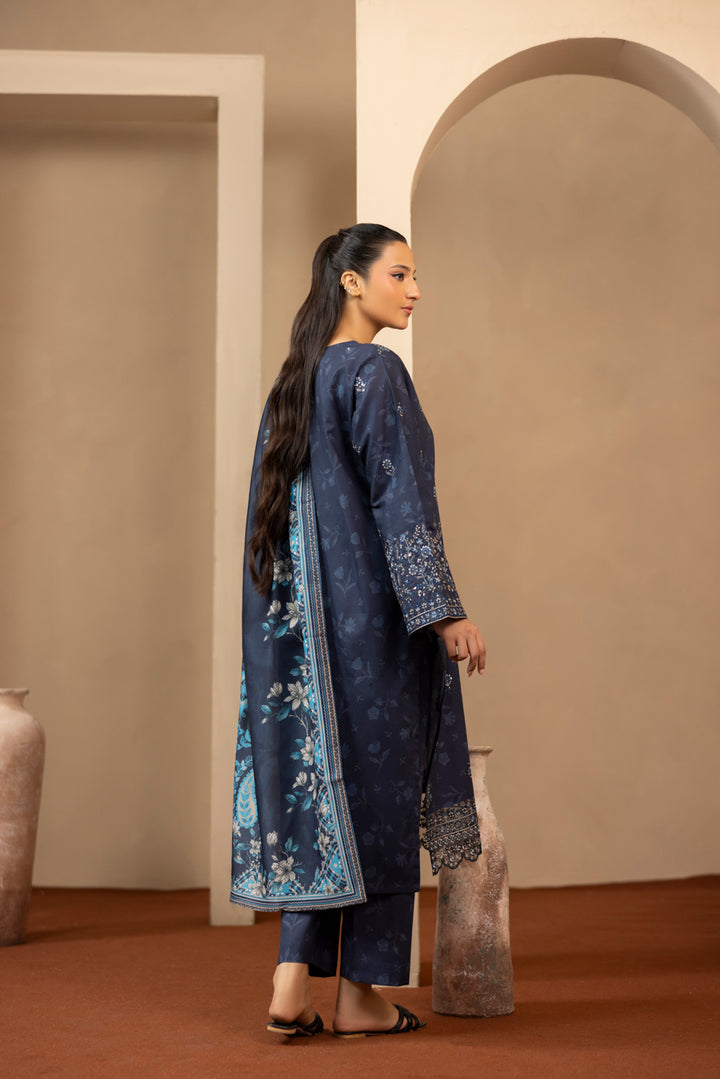 Nawal - 3 PC Printed Dress